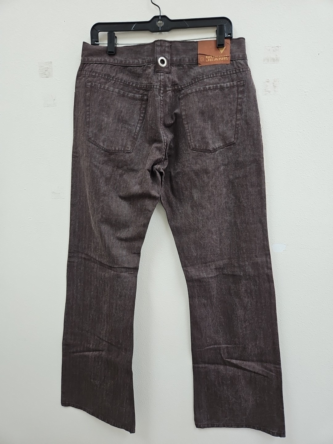 Vintage Y2K Dead Stock 1990&rsquo;s Guess Jeans Size 33 Wide Leg Snaps