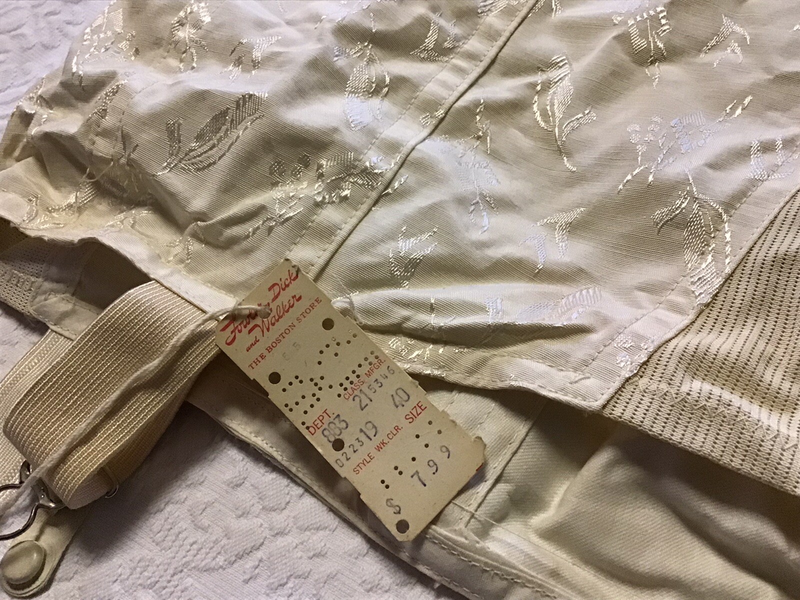 Vintage Magic Charm Garter Girdle Bra Corset NOS 40 In Box NWT