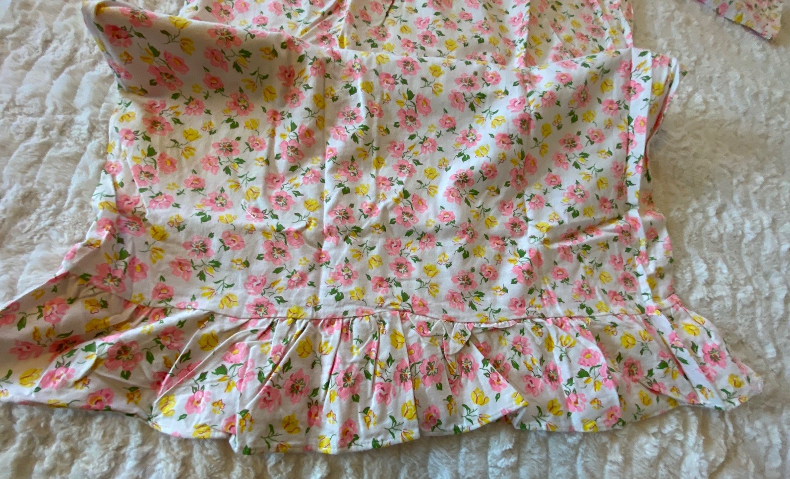 VTG NOS Mattise Flannel Long Nightgown Floral Sleepwear CottageCore Size XL/1X