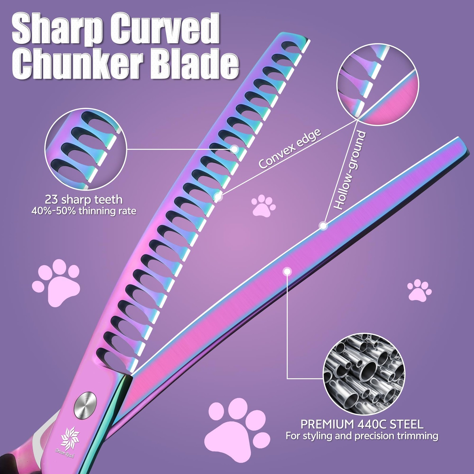 Dream Reach Dog Chunker Scissors – Dog Blending Thinning Cat Grooming Chunkers S