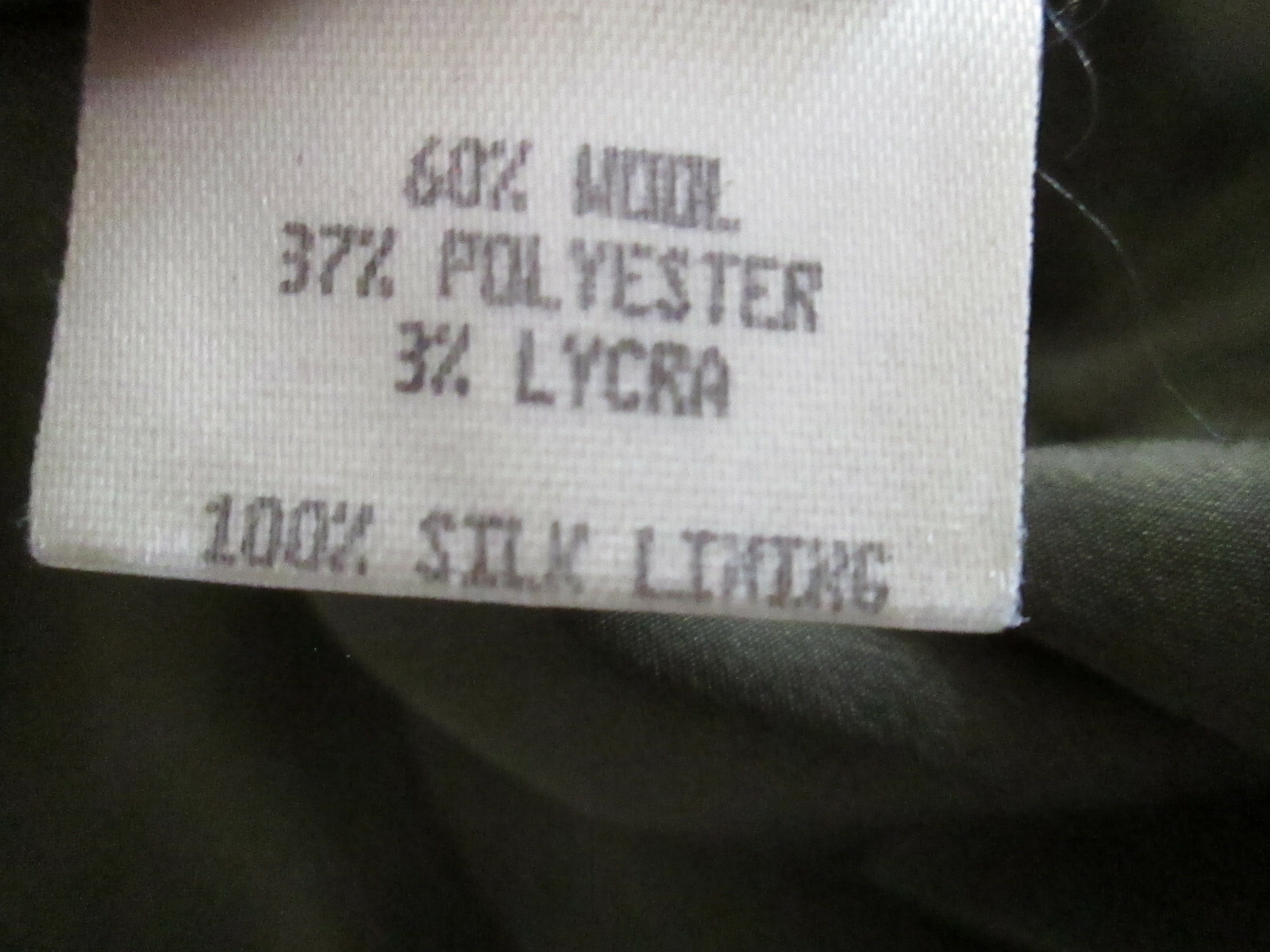Richard Tyler JACKET Master Tailoring Fine Silk Lined Wool Blend 10