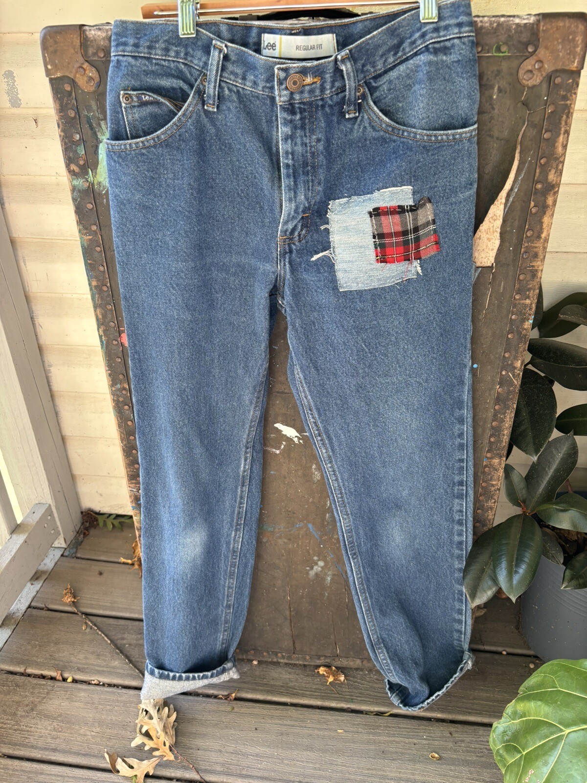 Vintage Womens Lee Regular Fit Jeans 30×32 Embellished DID I SAY YES? Buy these