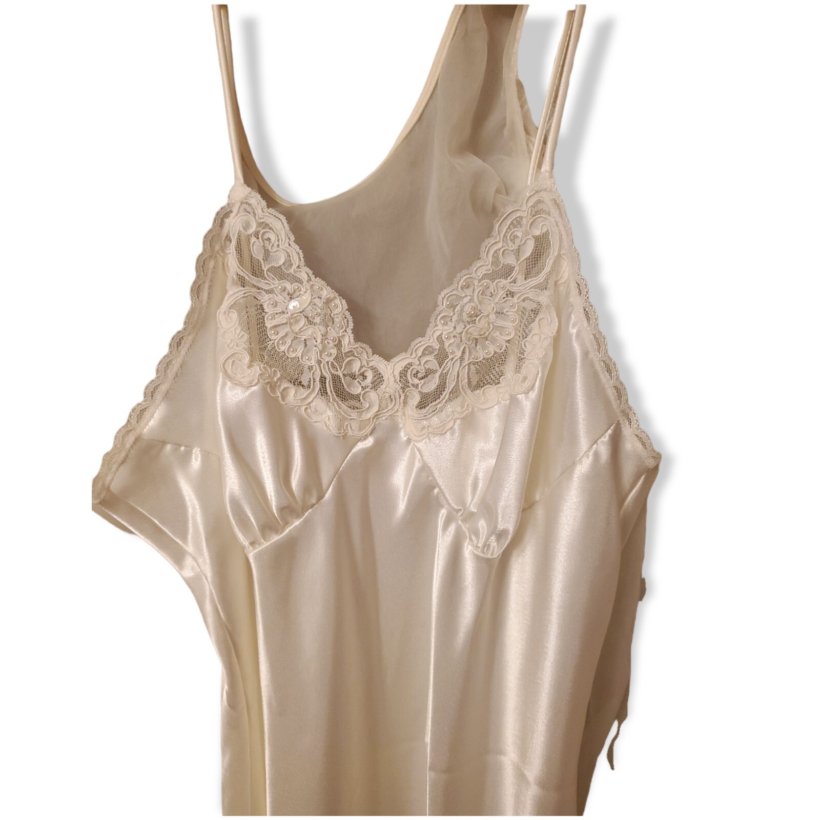 Vintage Val Mode Chiffon Full Flowy Nightgown Negligee Peignoir & Robe Set M/L