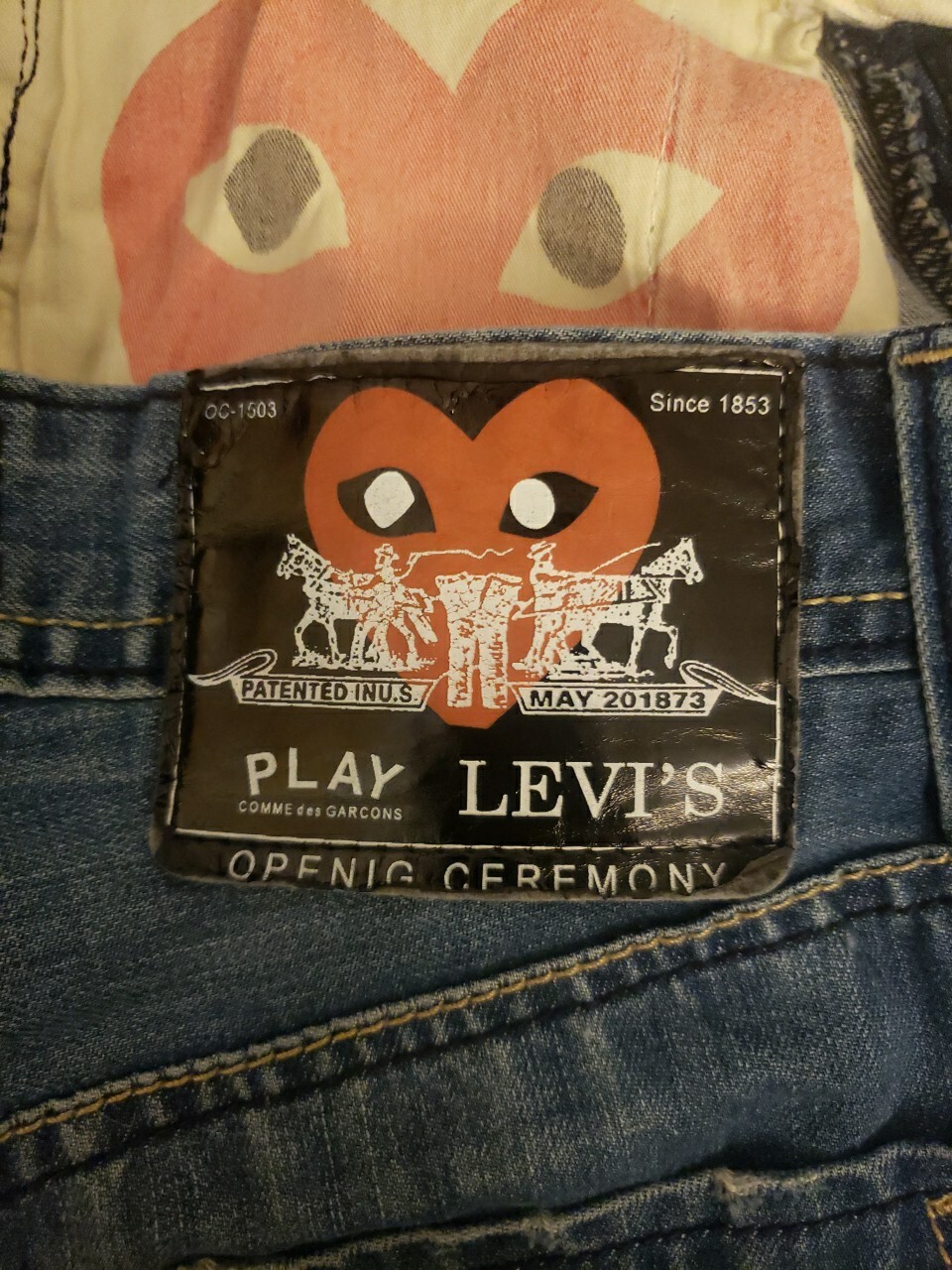 « Levi’s » Play Cdg / Openig Ceremony Jeans. Women Size 30.