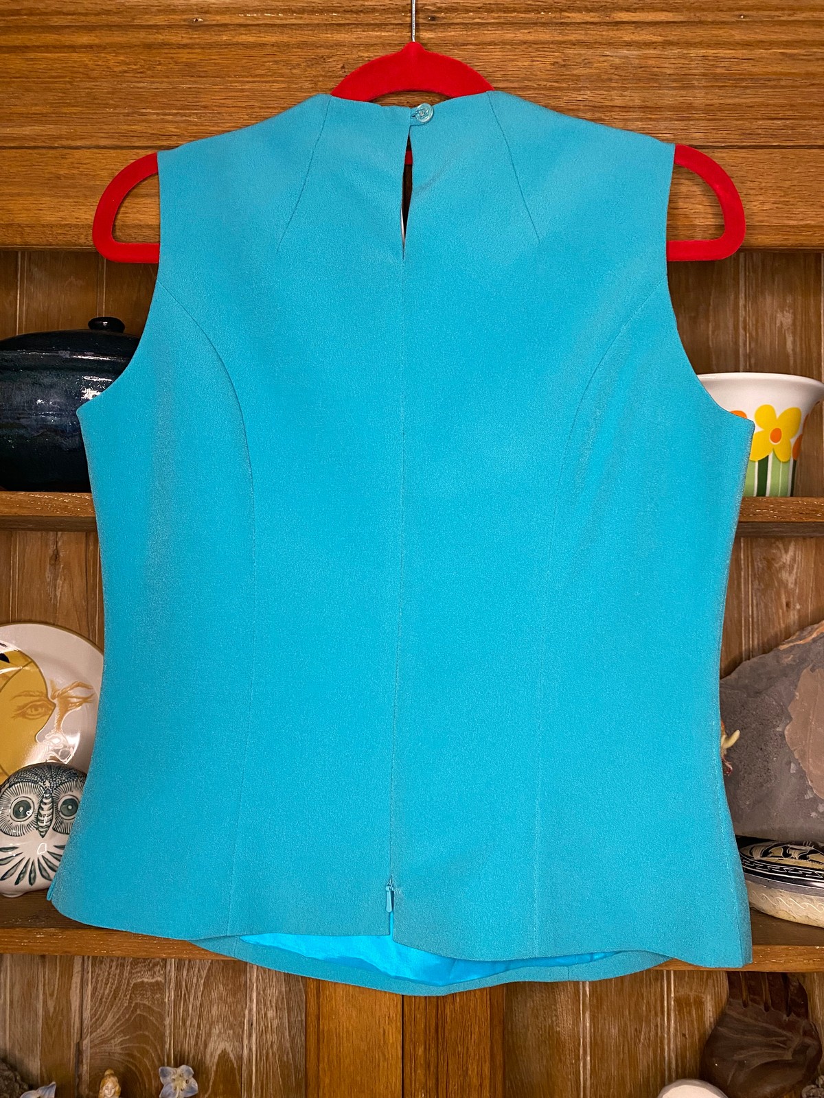 70s Sleeveless Top Size 8