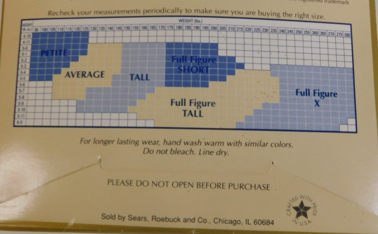 Nice Touch Silken Sheers Full Figure TALL Soft Taupe 20 Denier Lycra Pantyhose