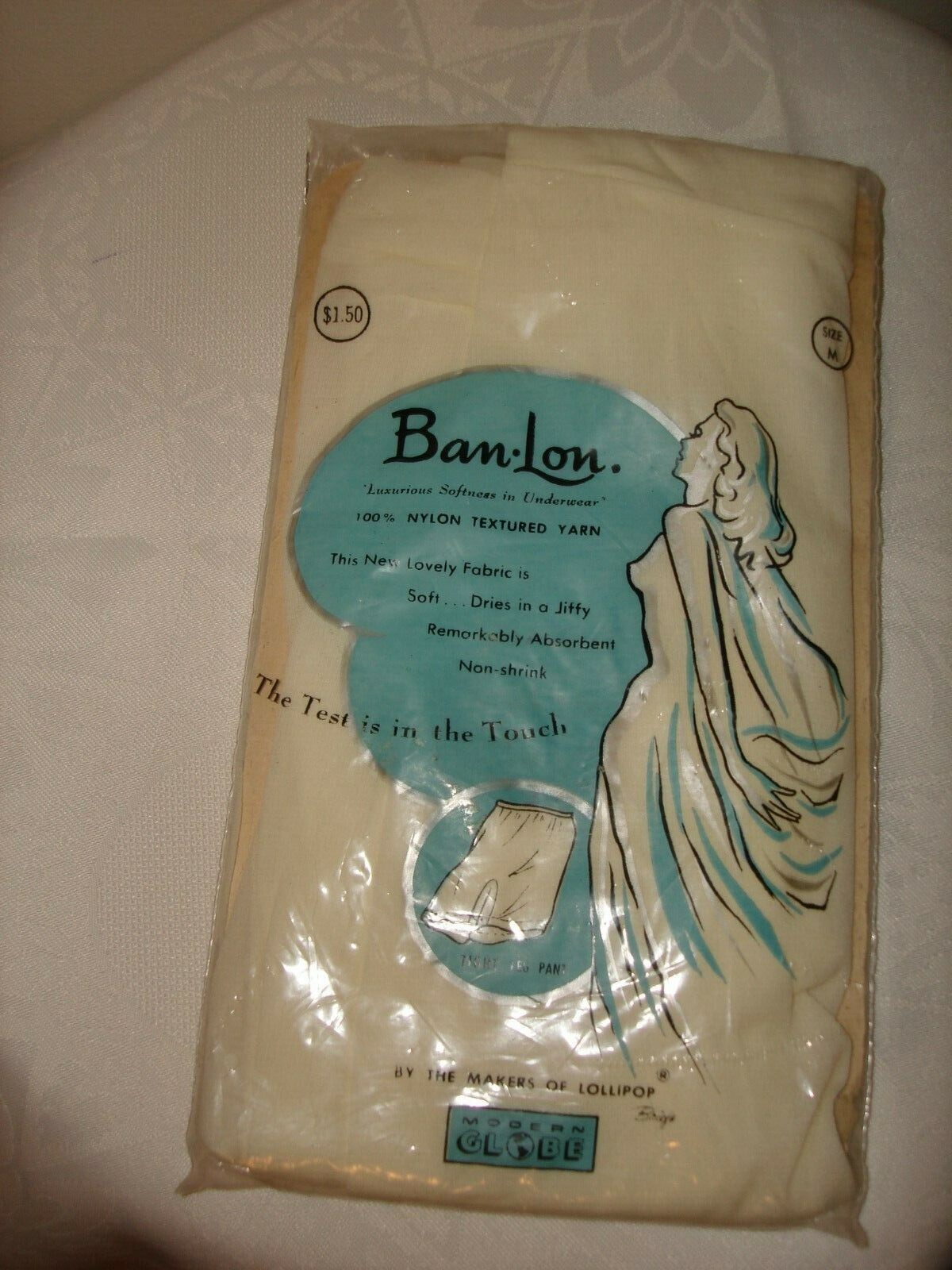 Vintage Lollipop Ban – Lon 100% Nylon Textured Yarn Tight Leg Pant Size Medium