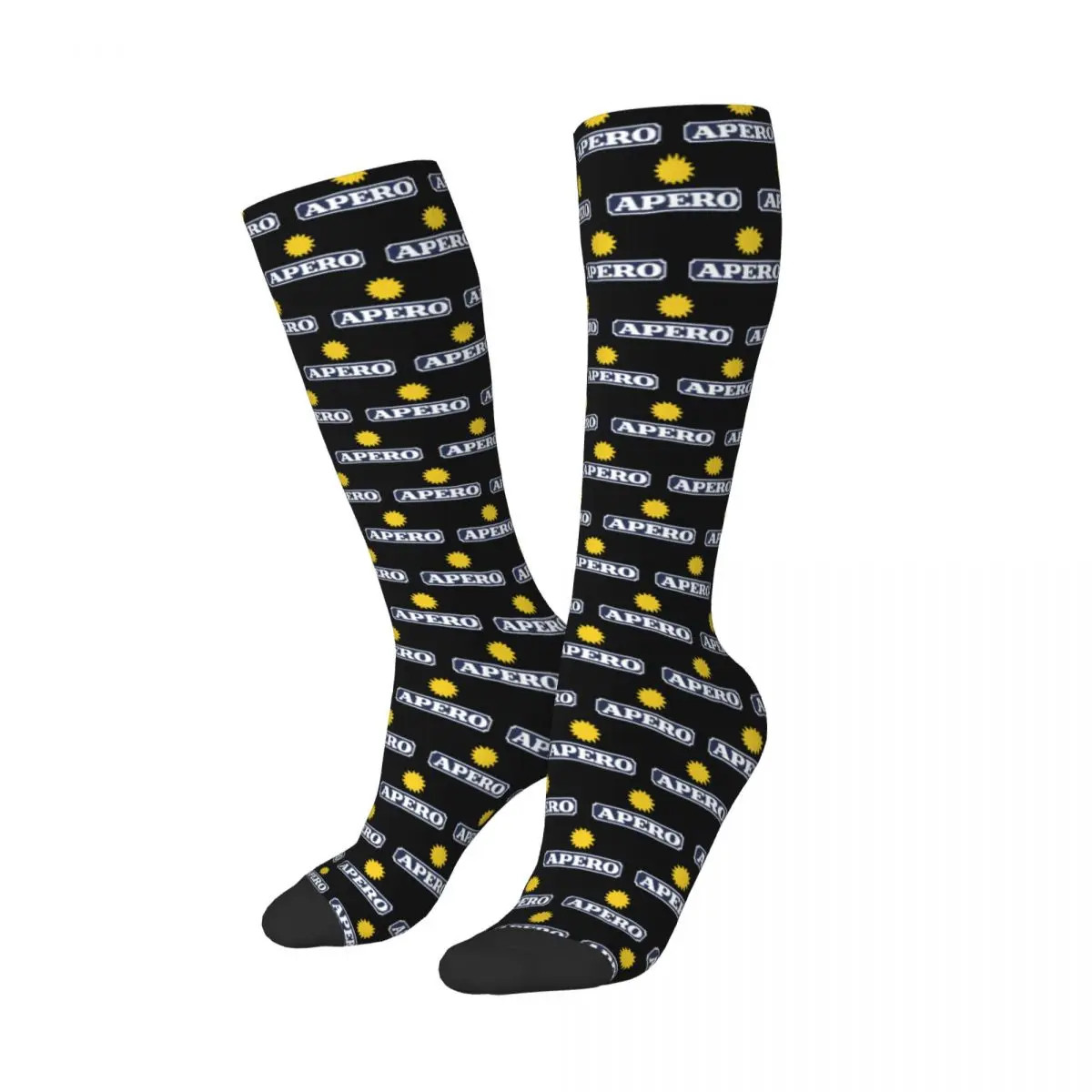 All Seasons Aperitif Apero Socks Harajuku Sport Middle Tube Socks Soft Hip Hop