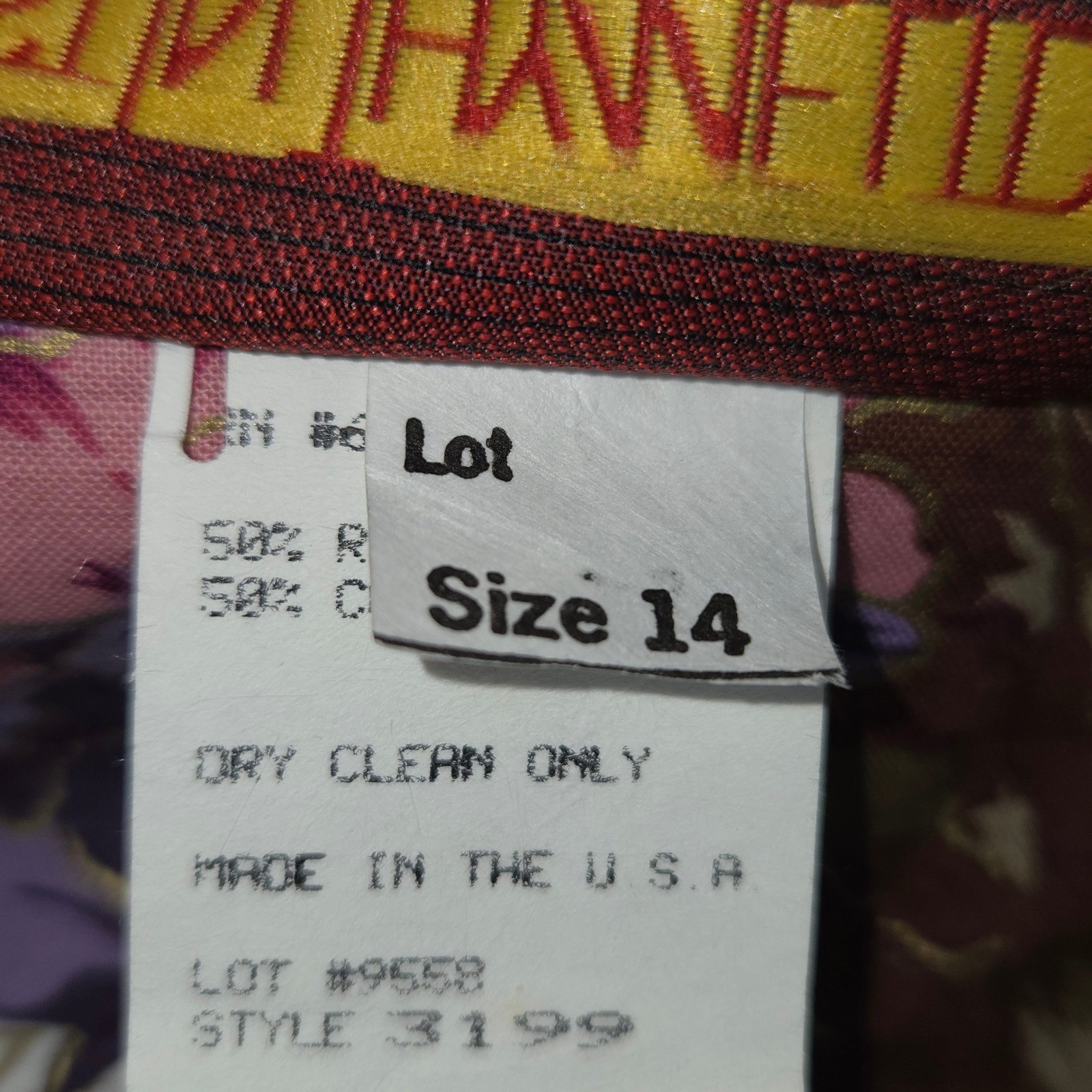 Just In Thyme Ltd Dress and Jacket Set Women Size 14 Floral 2 Piece Vintage 90s
