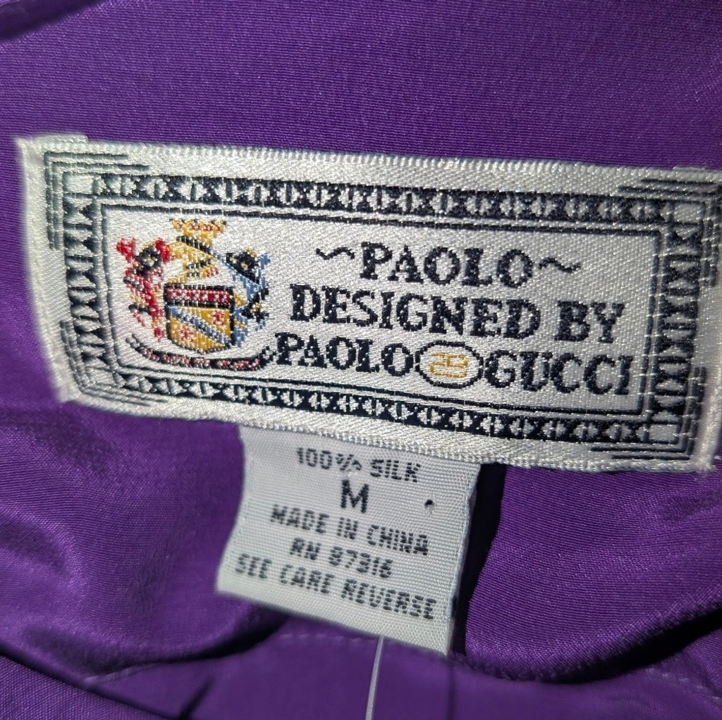 Gucci Violet Double-Breasted Jacket