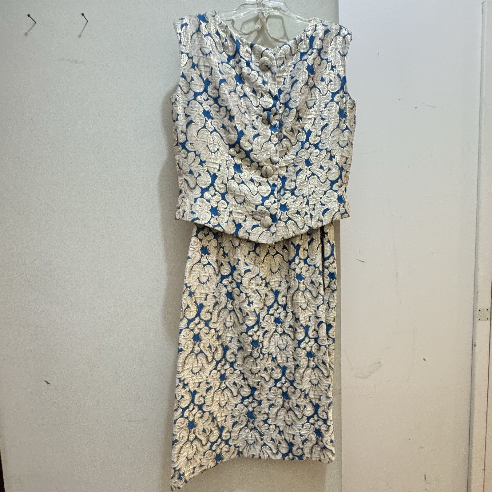 1960 Elegant Vintage Dress From A Turlock, California Beauty Queen.