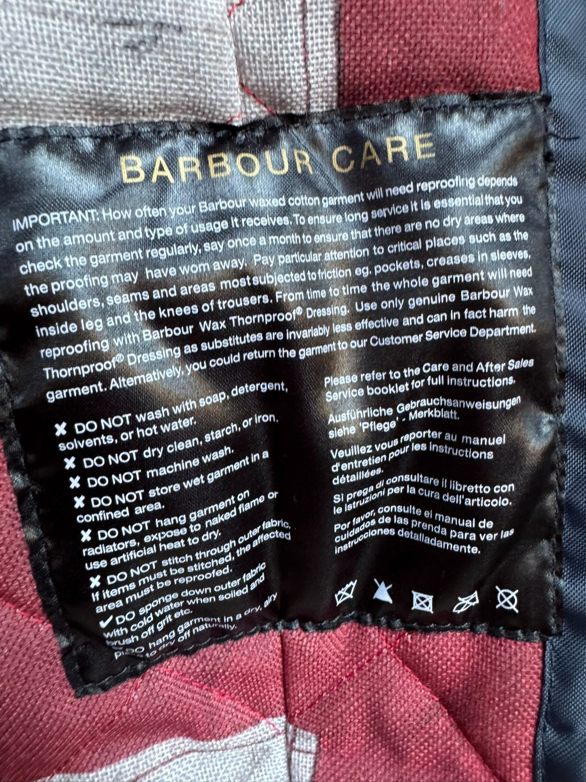 Barbour International Ladies Navy Jacket UK14 EU40 Heritage Utility Jacket