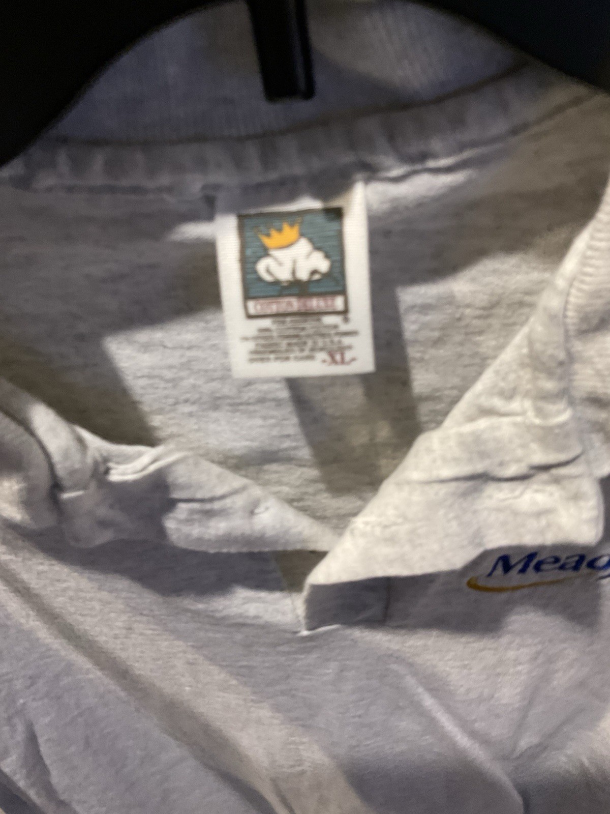 VTG Mead Johnson Nutritional Men’s Polo Shirt Size Xl Gray