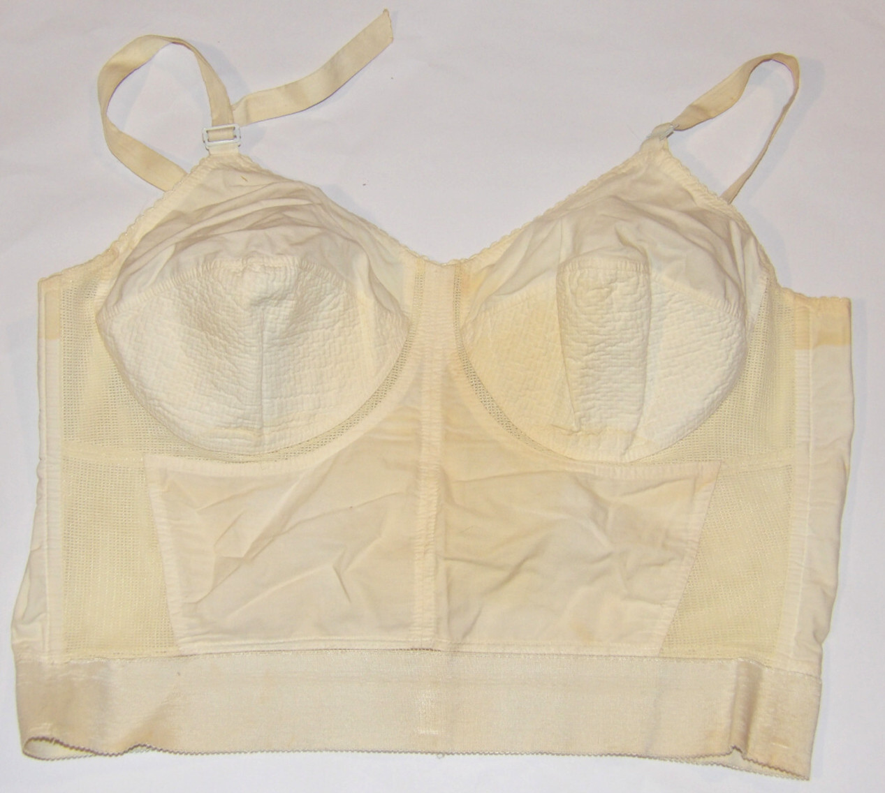 VINTAGE 1950s-60s WARNER&rsquo;S BRA! COTTON CUPS! MADE IN USA! 42-43 C