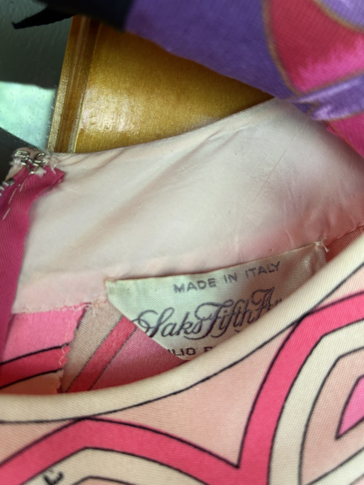 Vintage Emilio Pucci 14 Silk Dress