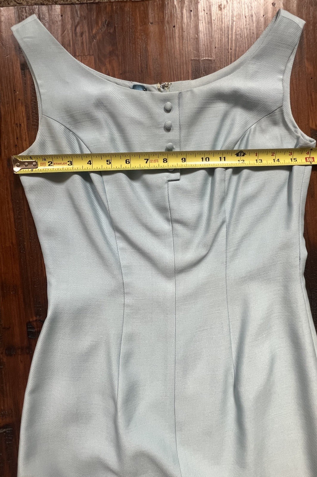 Jonathan Logan 1950s 2 piece shift Dress & Bolero powder Blue size 4 *see note