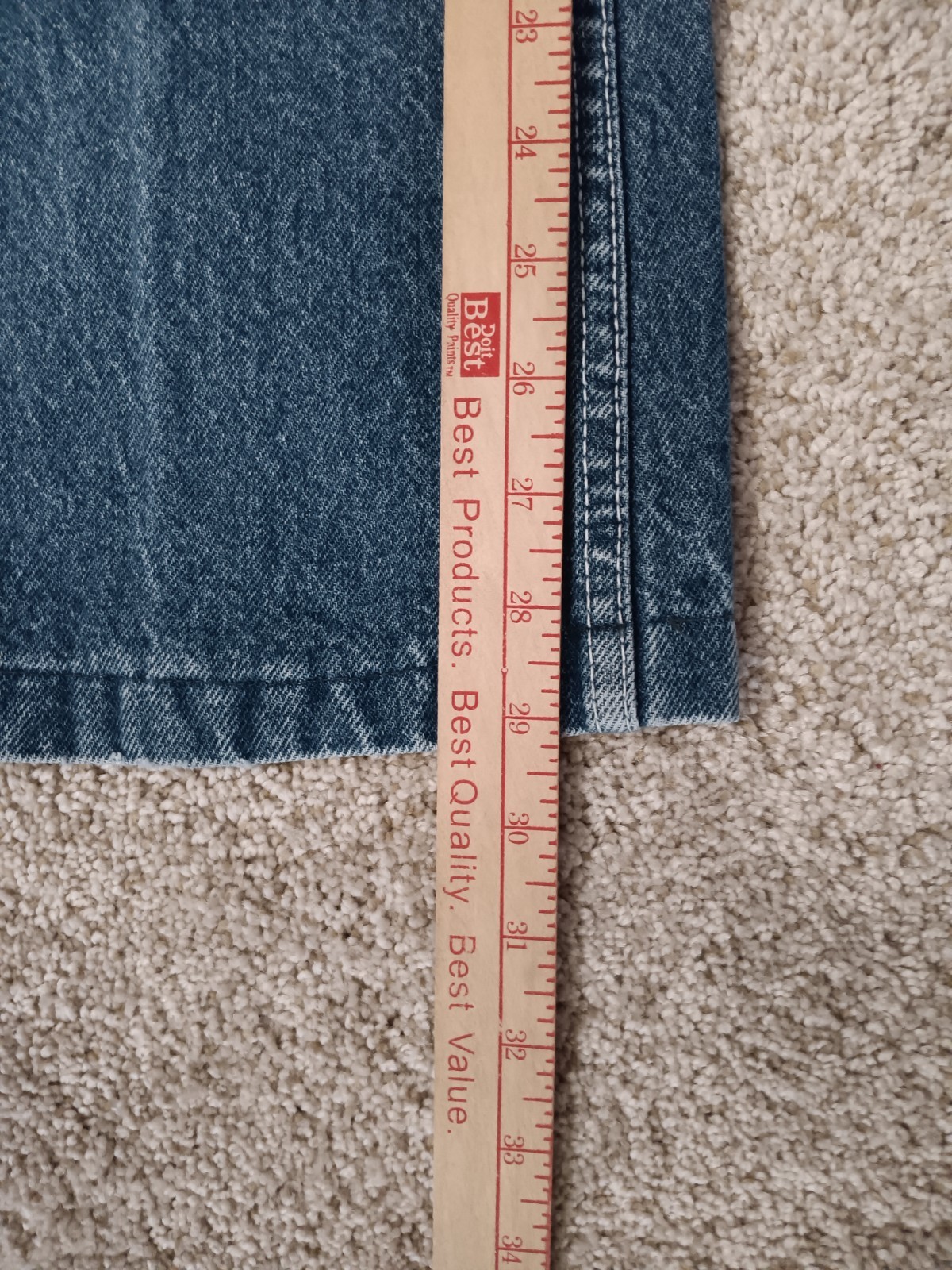 VTG 1980s Kenny Rogers by Karman Jeans Sz 33( 30&Prime;w x 29&Prime;l) USA Western Denim