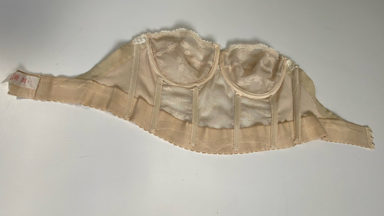 Vintage Backless By Young Smoothie The Strouse Adler Co 38c Boustier Lace Bra