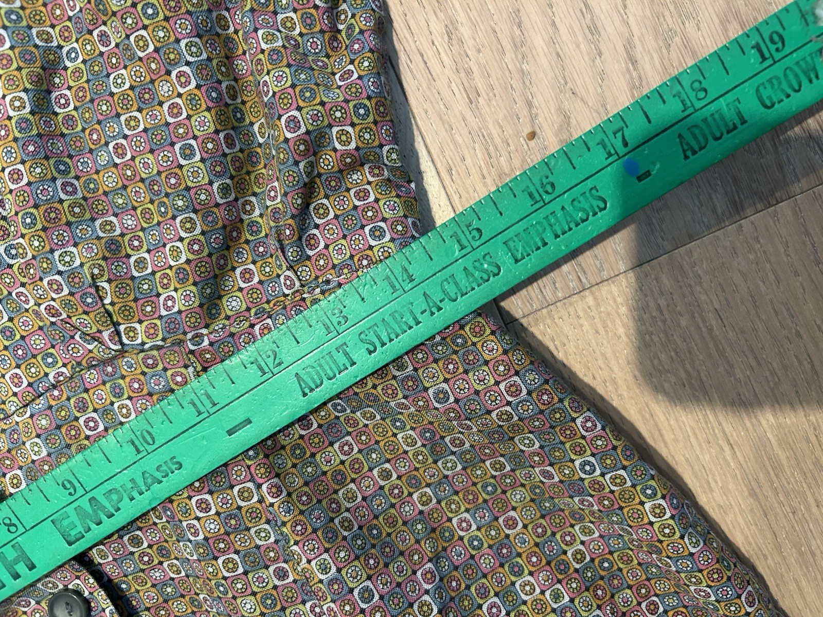 Vintage 1960’s Dress Women’s Multicolor Pattern Aline Fit Flare Everyday Causal