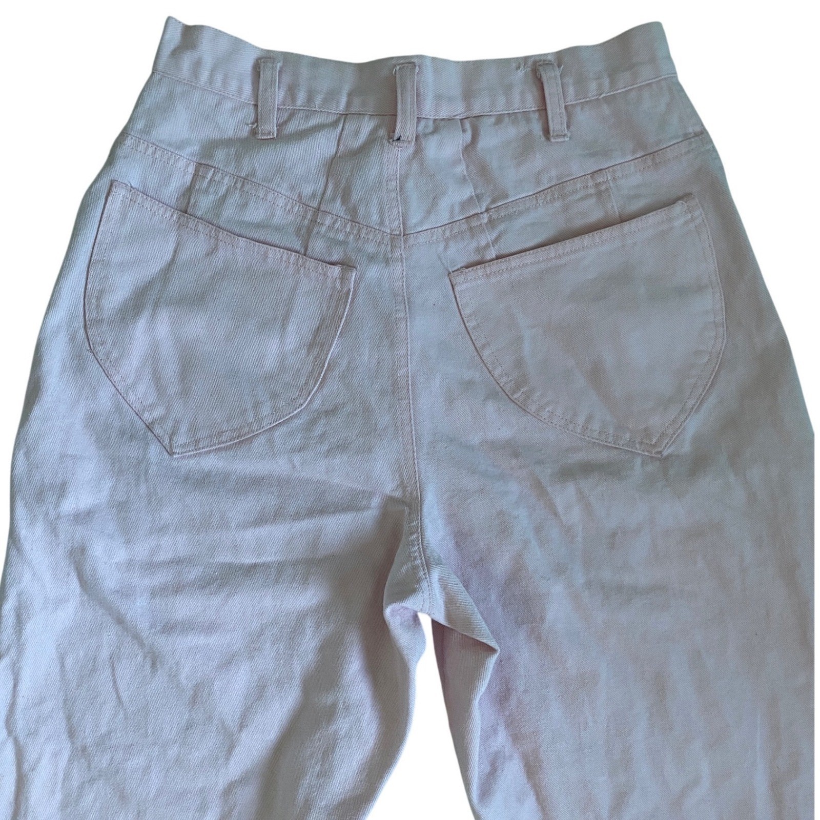 Vintage Unionbay Sync Pink High Waisted Tapered Jeans Heart Pockets 10 SB 1470