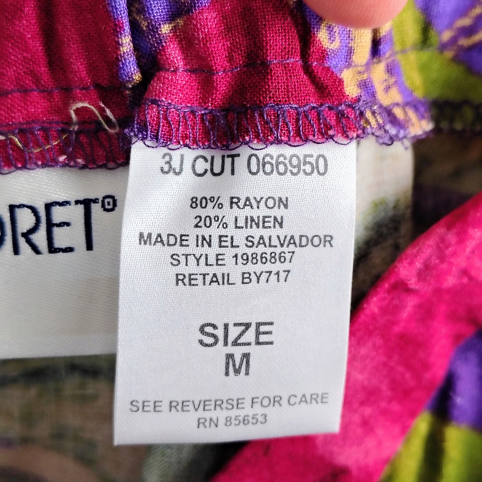 Koret Vintage 2 Piece Set Womens Medium Pink Purple Floral Knit Top Maxi Skirt