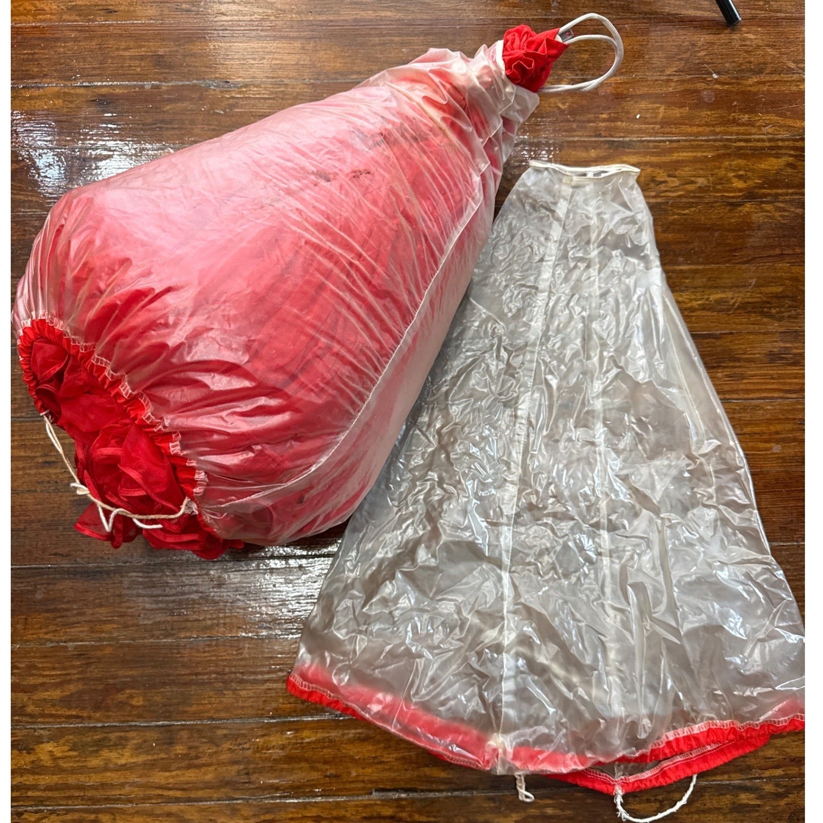 Vintage Malco Modes Red Square Dance Petticoat Crinoline 575 Partners Please S