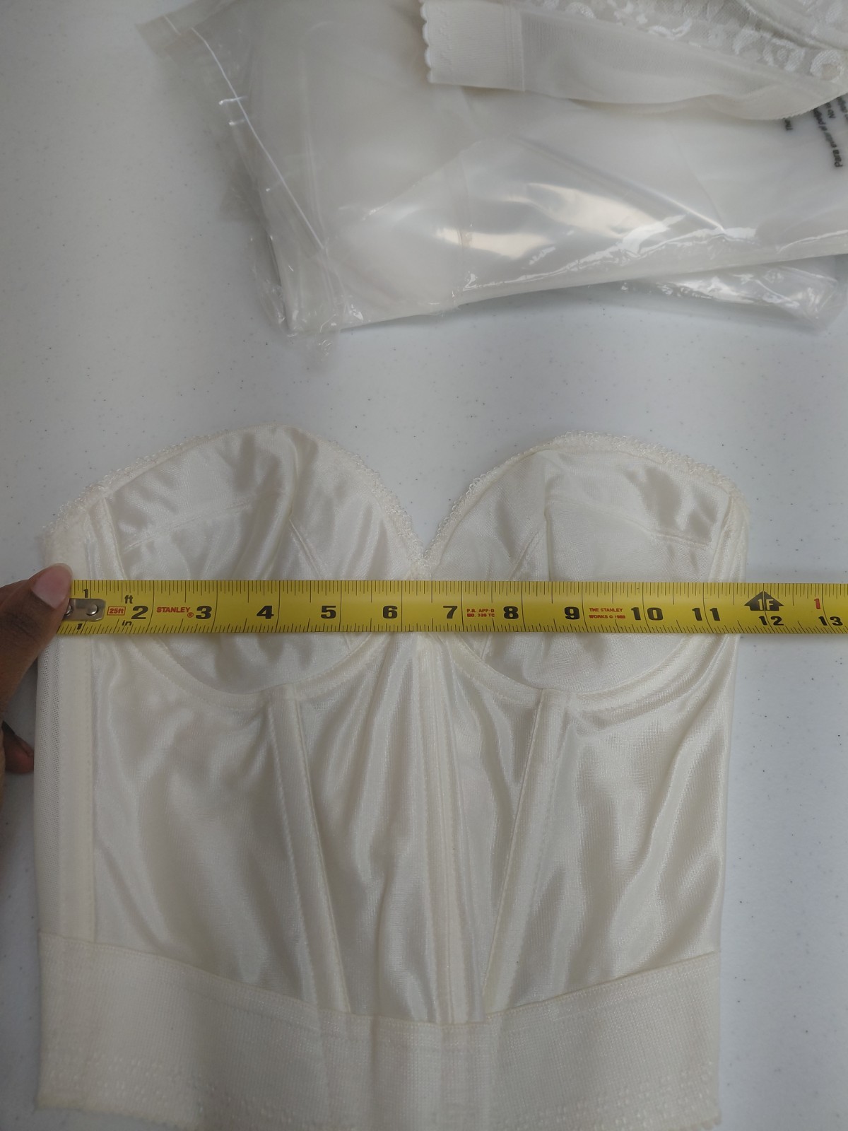 Vintage Backless By Smoothie White Corset Size 34C