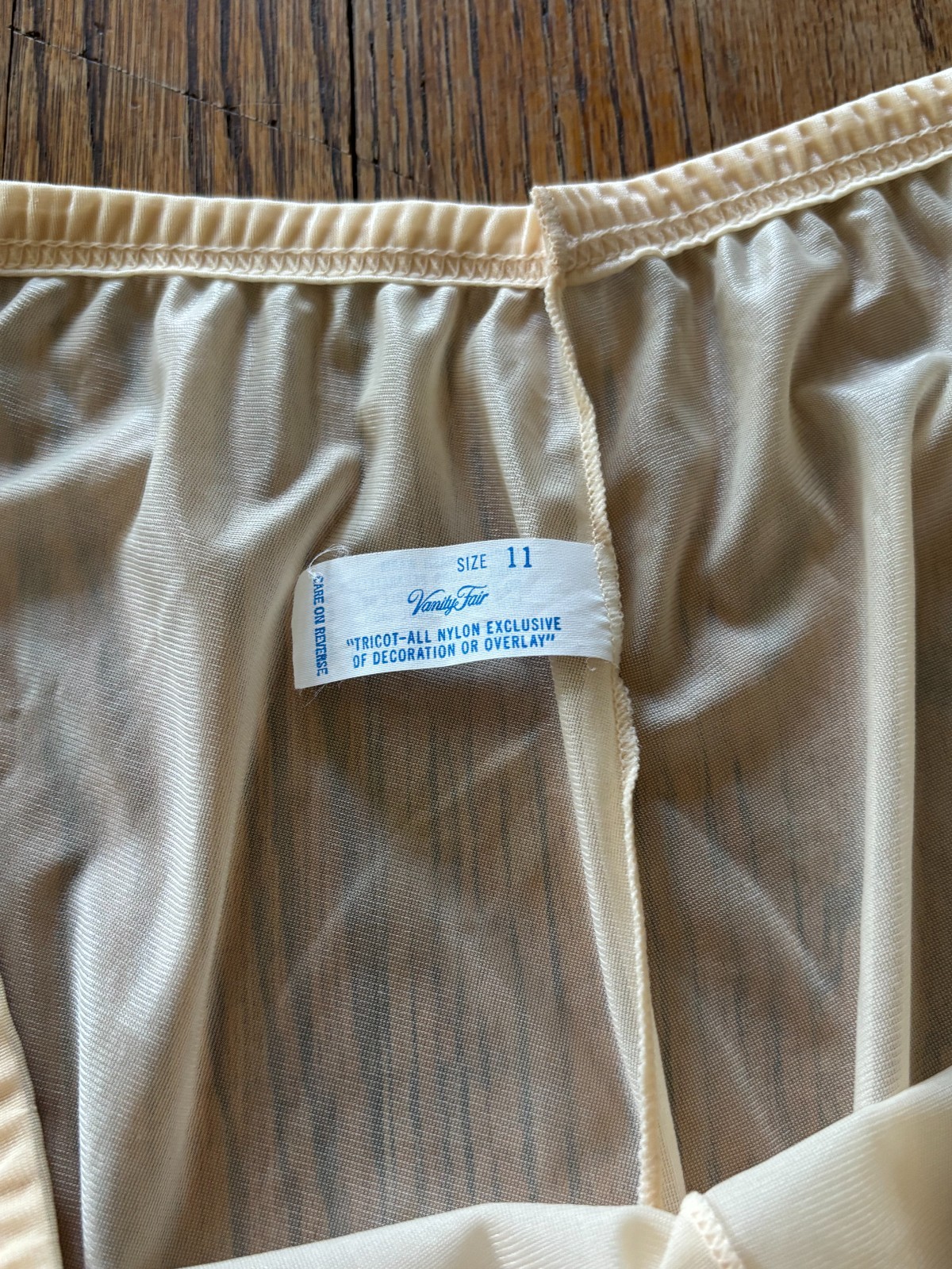 Vintage 1960s Vanity Fair Nylon Pillowtab Sheer Pettipants Slip Shorts Lace 11