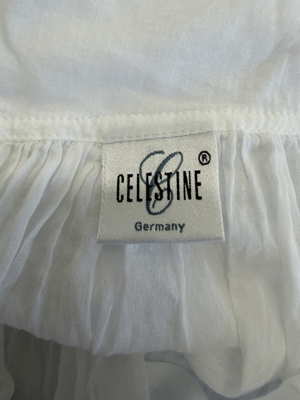 CELESTINE GERMANY WHITE COTTON NIGHTGOWN COTTAGE CORE BOHO LINGERIE