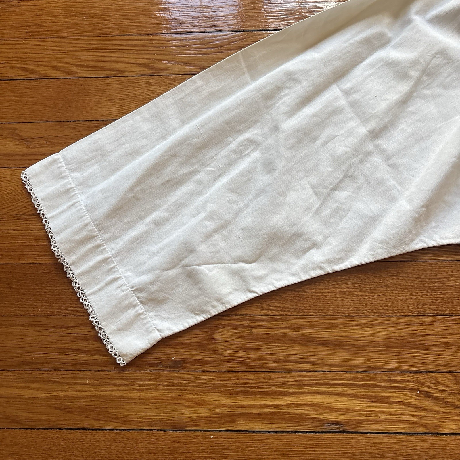 Vintage Antique White Cotton Bloomer Shorts Women’s As Is Edwardian Era