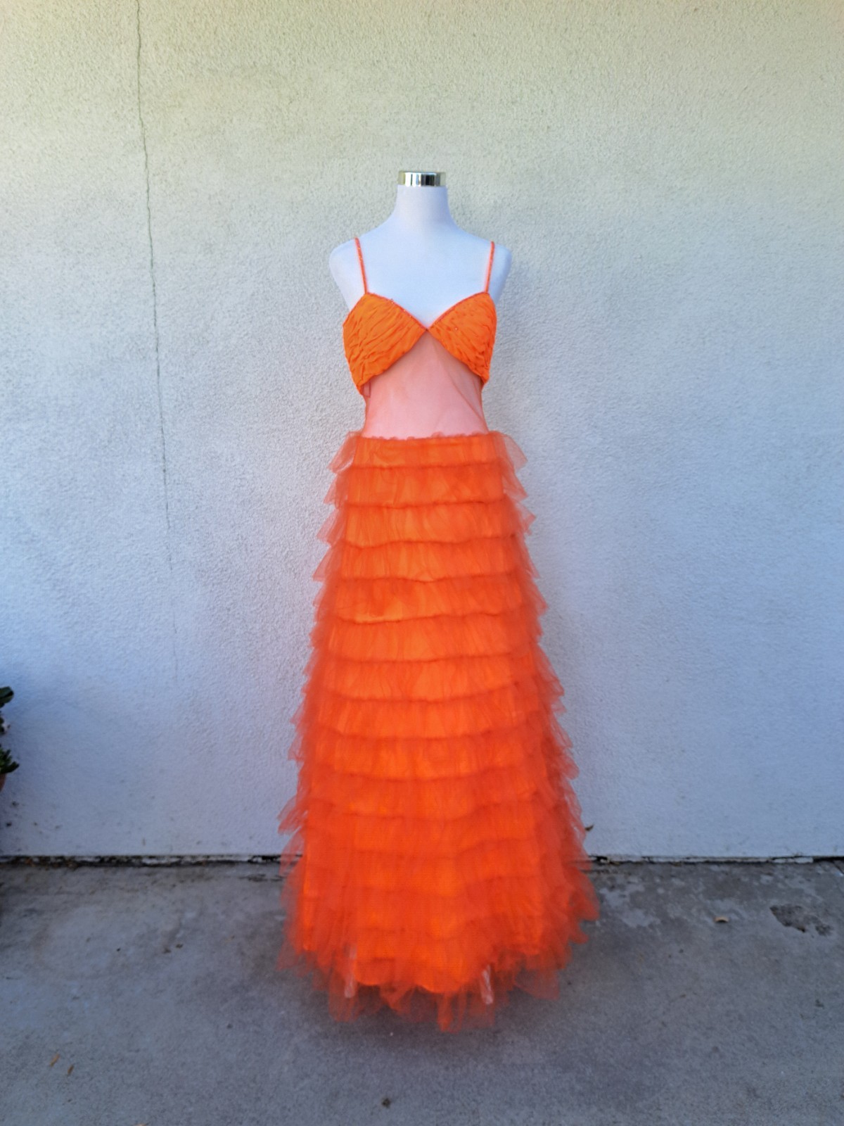 Vintage 1990&rsquo;s Sexy Babes Tulle Dress Day Of Dead