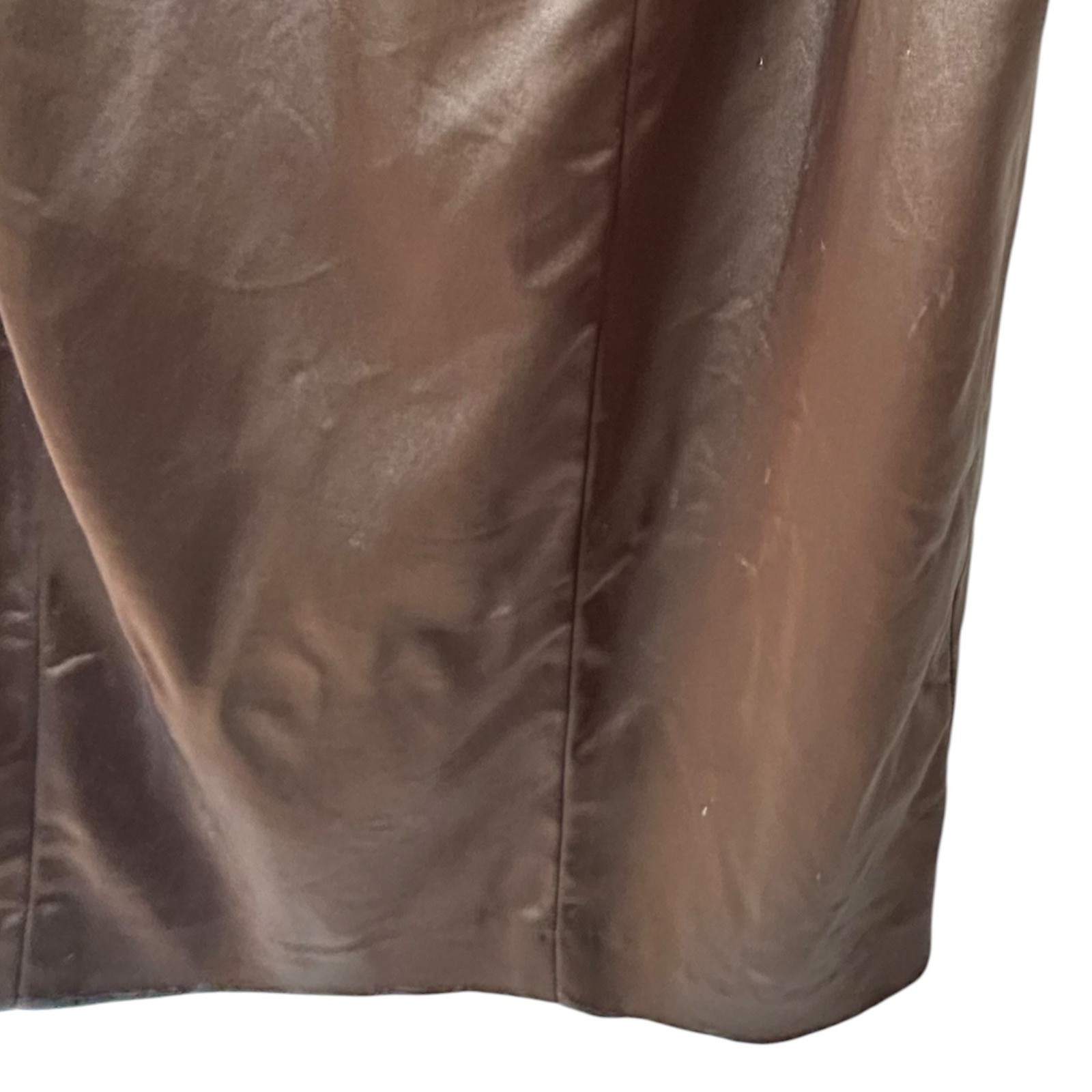 Cache Copper/Brown Bodycon Midi Dress Size 8 Vintage!