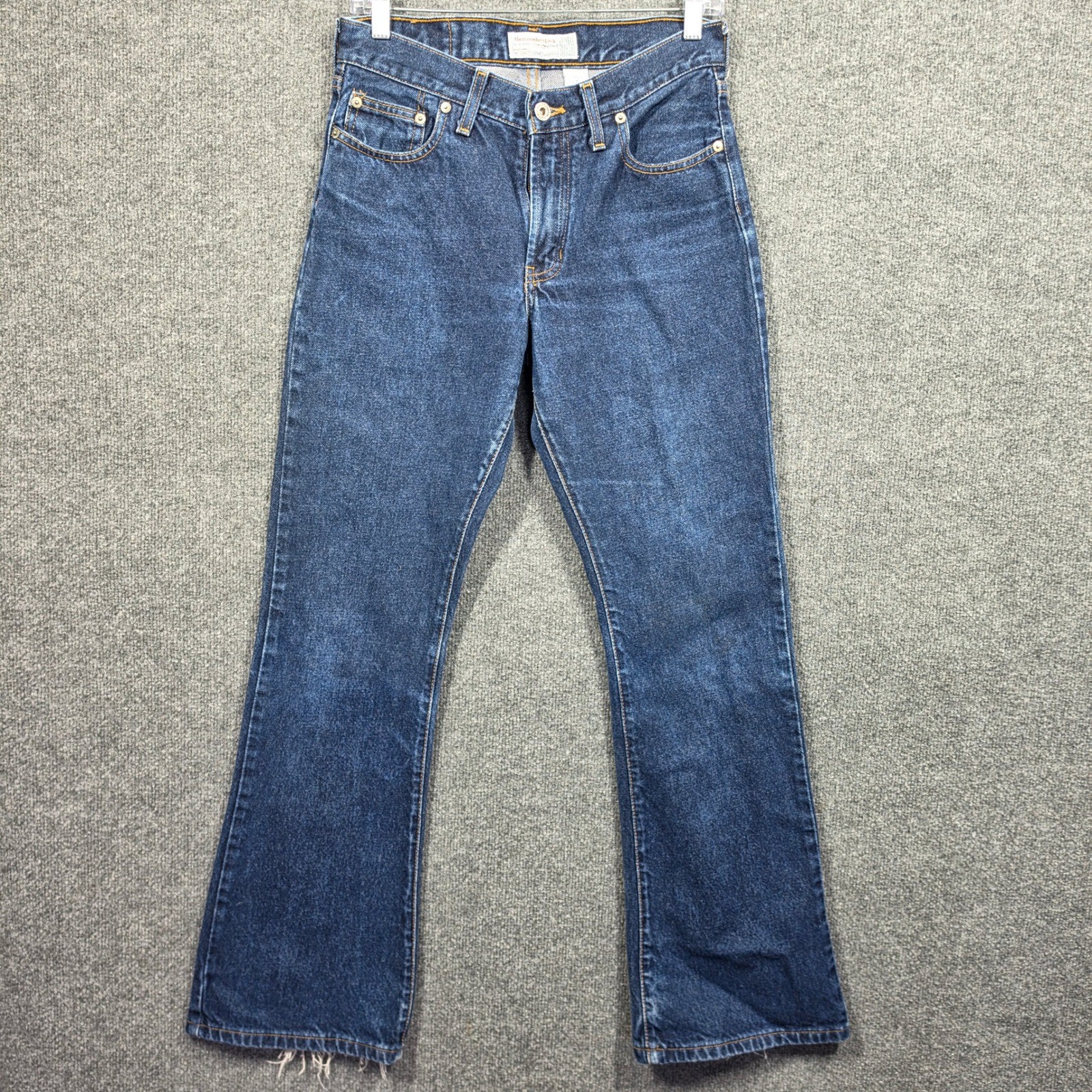 Abercrombie Fitch Jeans Womens 2 Slouch Vintage Y2K Made in USA Distressed