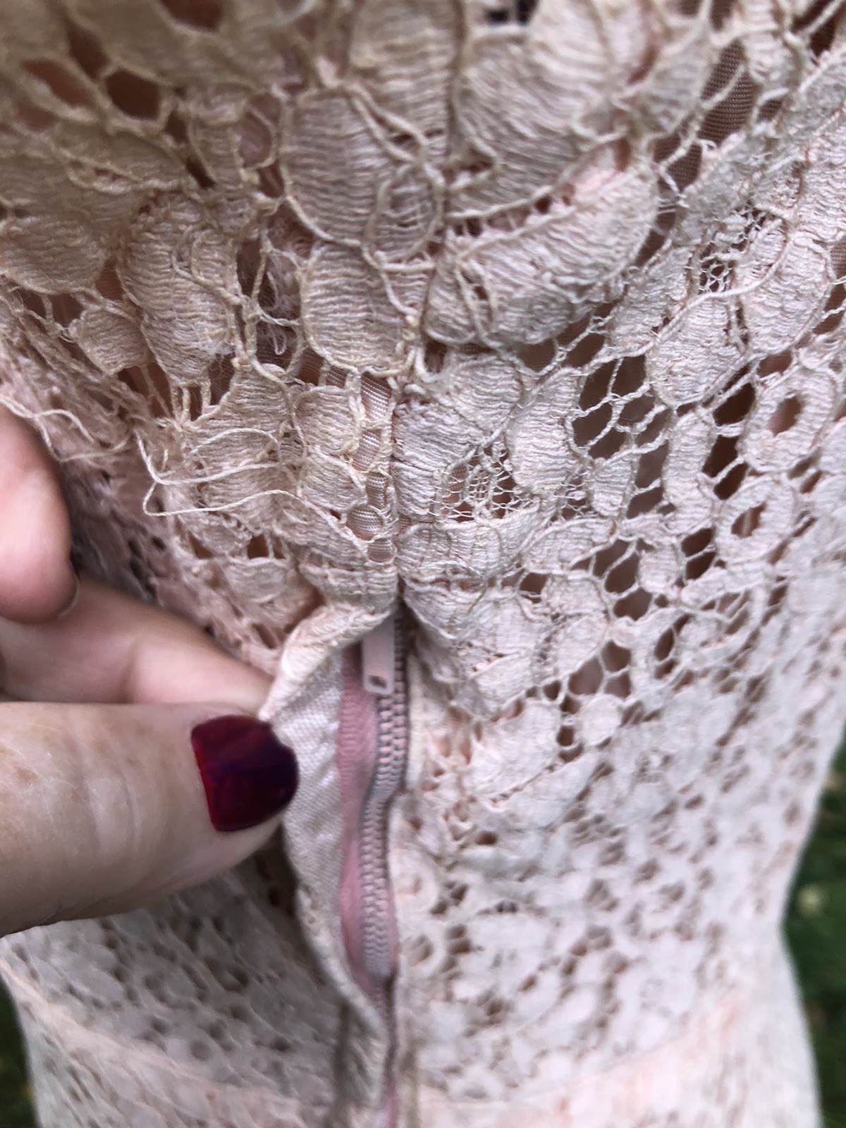 Vintage 1940’s Aurora Borealis Sequin Pearl Lace Cocktail DRESS 36-26-48