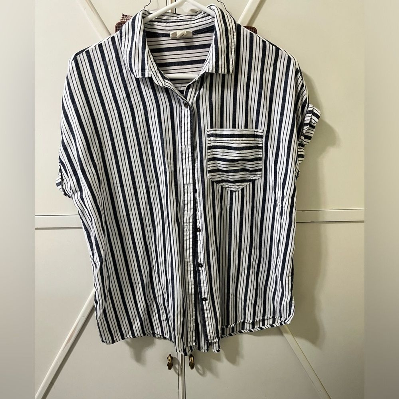 A.N.A stripped blouse top