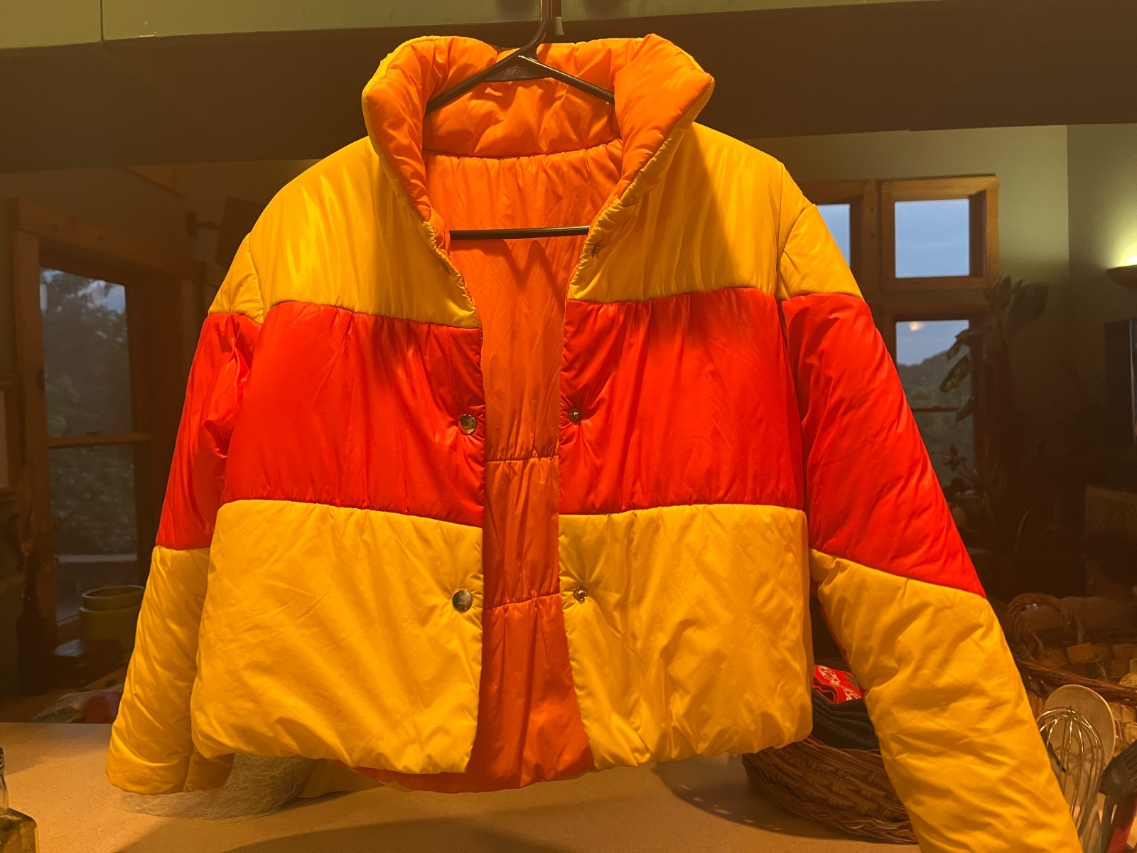 Archival Junya Watanabe Comme des Garçons FW2004 C-Shaped Cropped Puffer Jacket