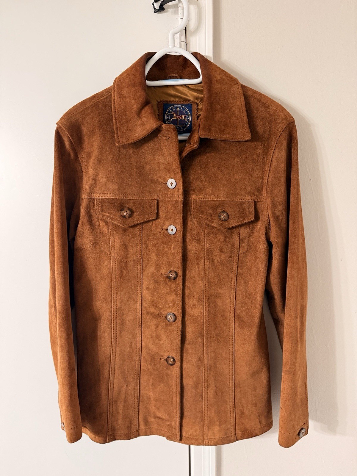 Vintage Harold’s Jacket | Leather Exterior | Size S | Made In Pakistan