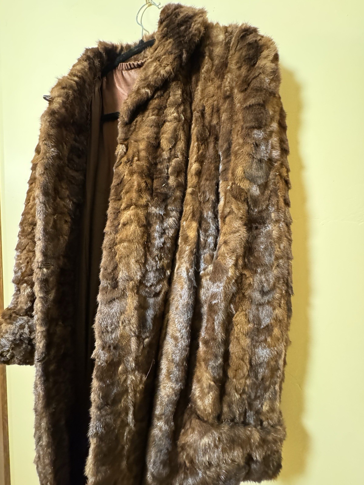 Mink Coat VINTAGE decades old mid Century luxury fashion statement NO RESERVE !