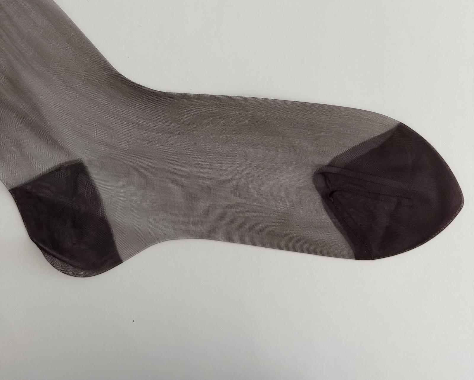 Vintage Suzanne Seamless Flat Knit Reinforced H+Toe Stockings 2 Pairs 15 Denier