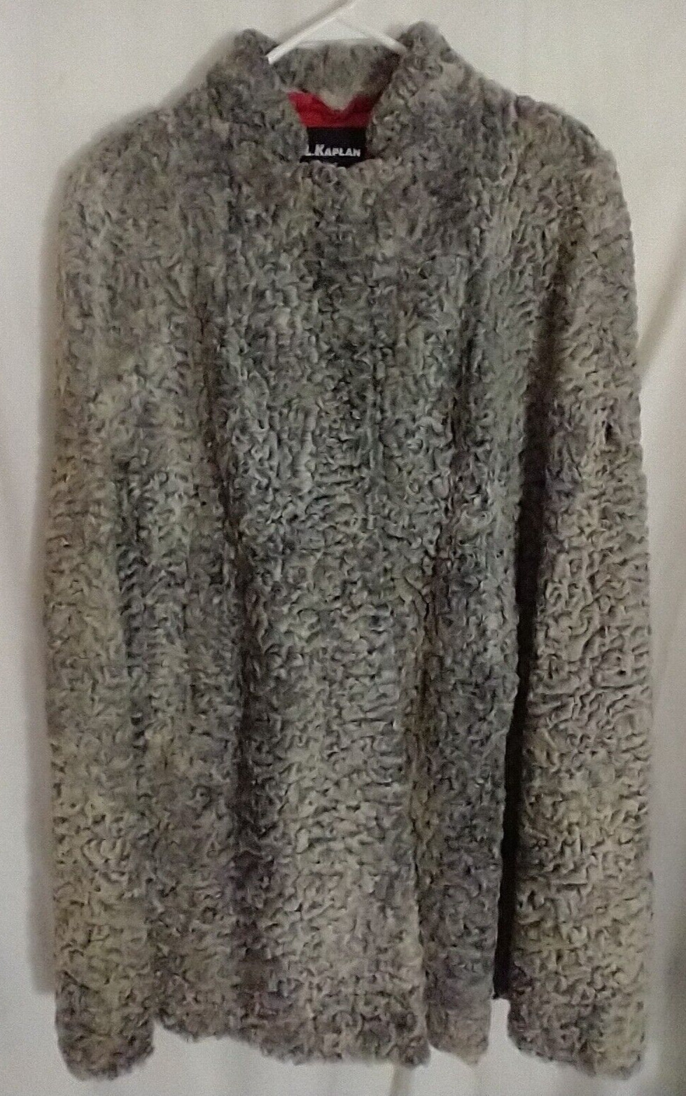 Vintage N.L. Kaplan Lamb Sheepskin Fur Cape Women&rsquo;s Small