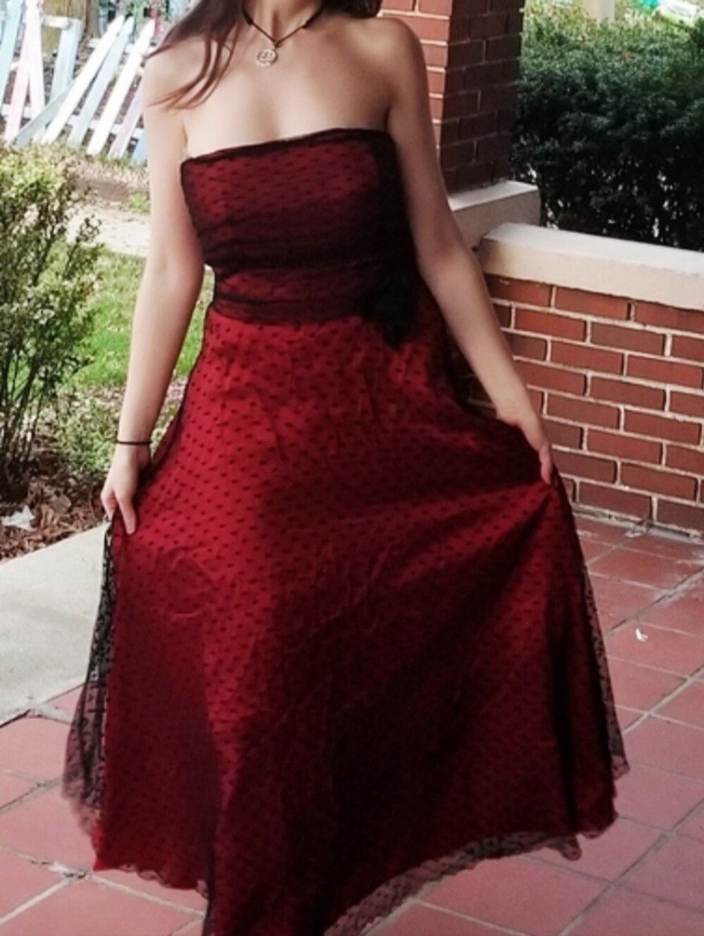 Vintage Scott Mcclintock Strapless Goth Gown