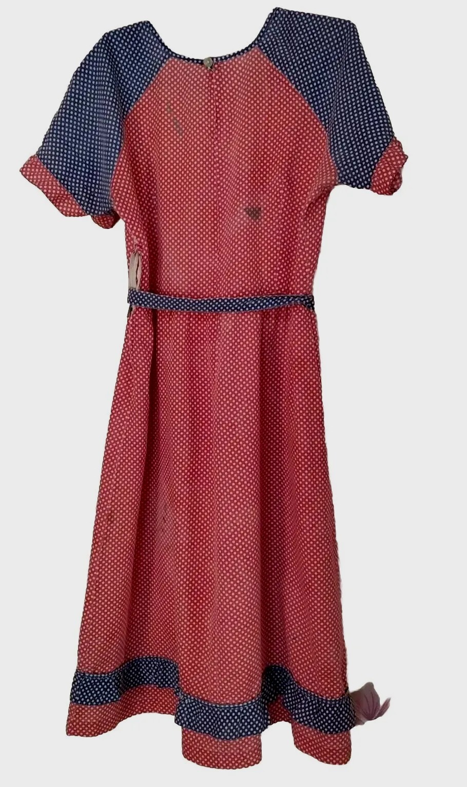 Vintage Soviet women&rsquo;s polka dot dress 1980s USSR