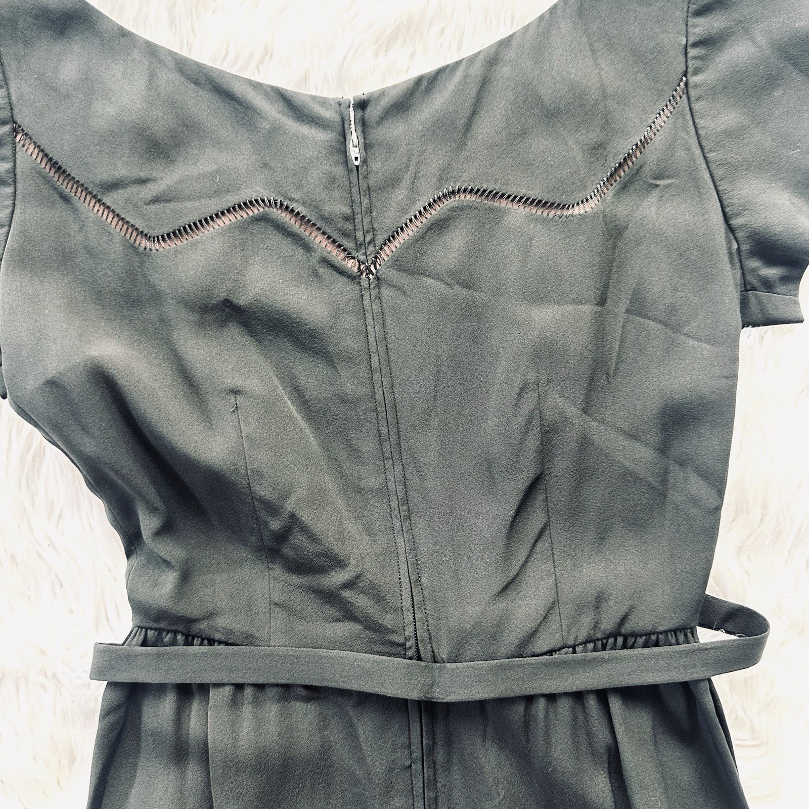 Solid Black Shift Dress Harold&rsquo;s Made In USA Vintage Small Wedding Holiday Party