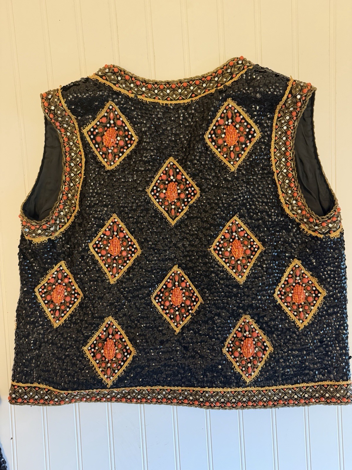 1960’s Beaded And Sequence Vest And Shorts Valentino Style
