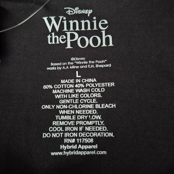 NWT Disney Juniors Winnie the Pooh Rhinstone Cotton Tee L