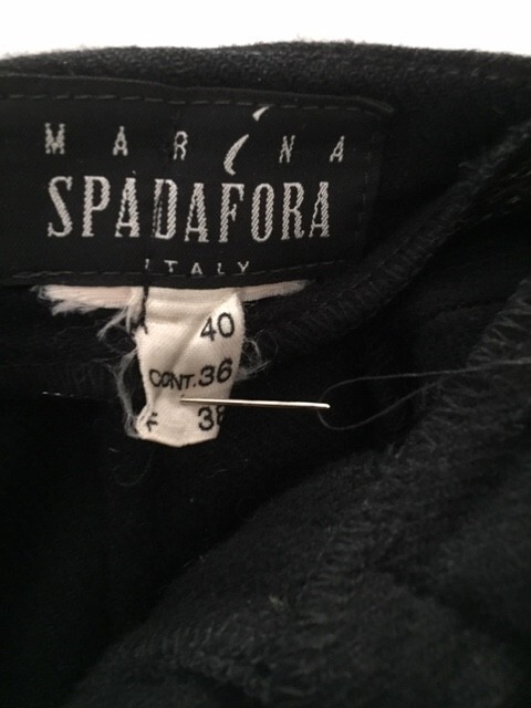 Marina Spadafora cashmere angora & wool jacket bomber IT42 skirt IT40