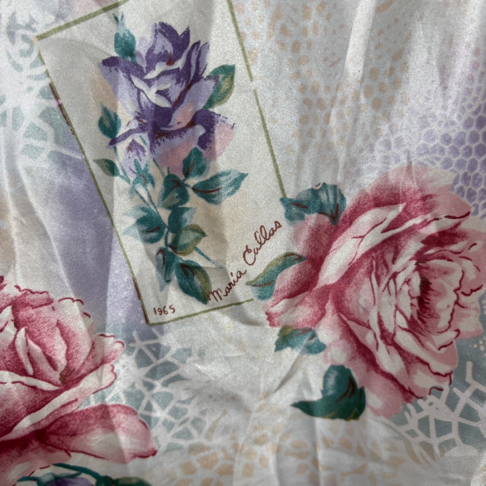 Vtg Sleep Solutions Chemise Nightgown Size Small Pink Floral Satin Lace Romantic