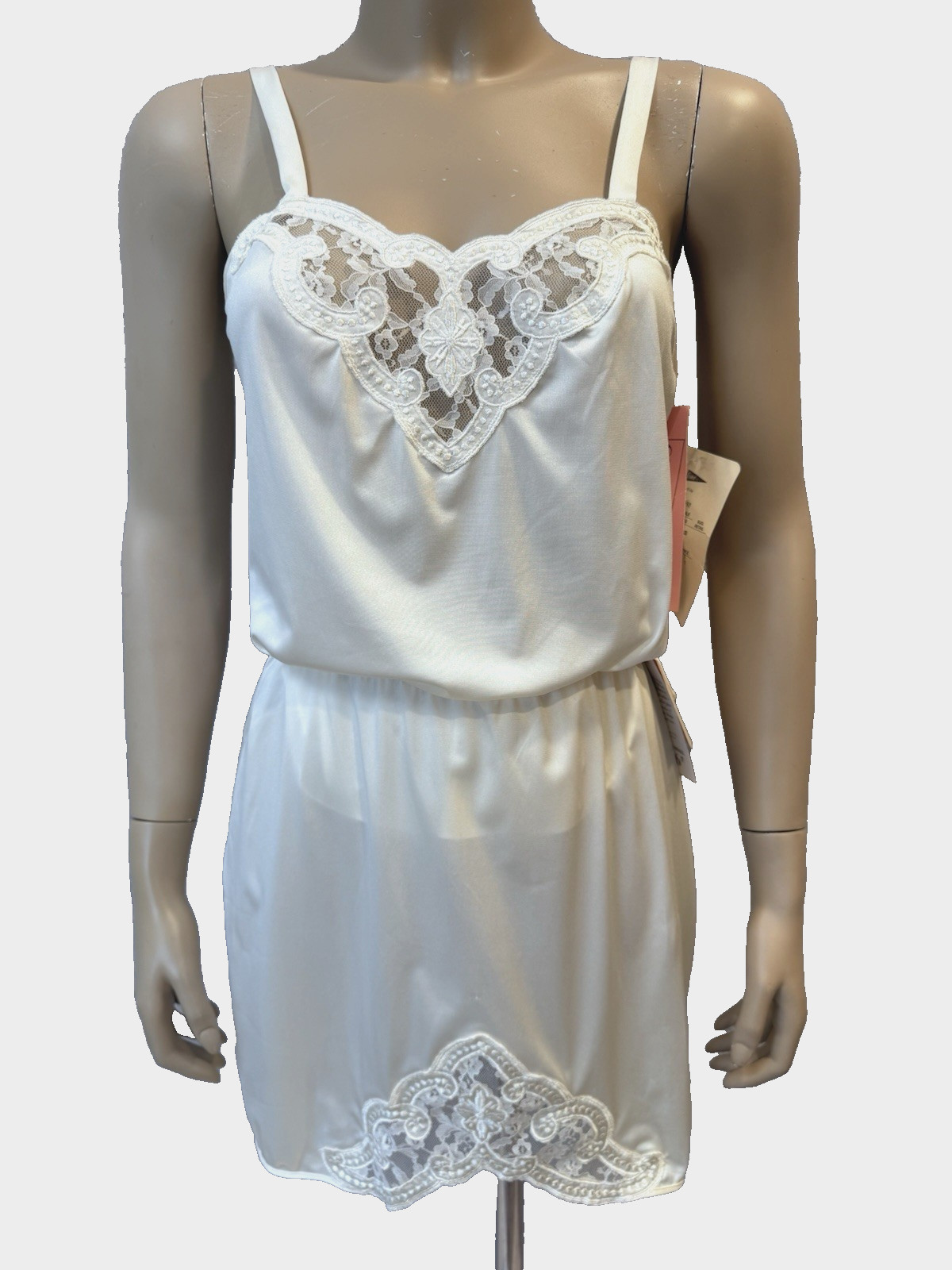 VTG Shadowline Cami Camisole Sz 34 & Half Slip Set Lingerie w/Tags, Lace, 90&rsquo;s