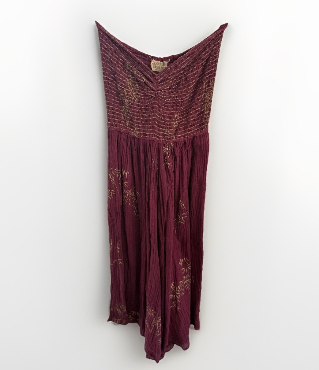ORIGINAL Vintage Barbara Barbara California Strapless Palazzo Size XS/S 70s/80’s