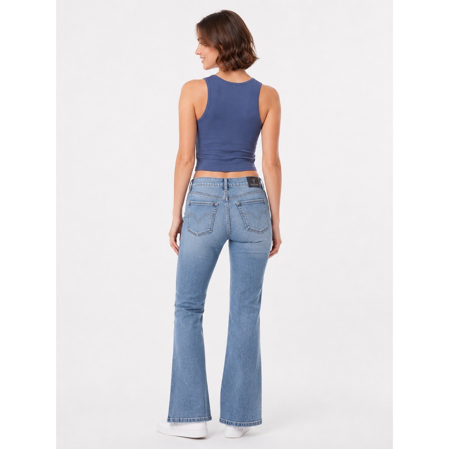 Vera Wang Mid Rise Boot Cut Power Stretch Jeans 12P NWT